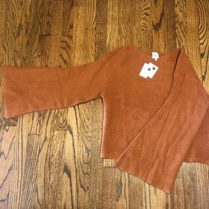 NEW Cozy Casual Co Flare Sleeve Sweater